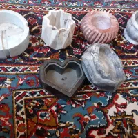 ست گلدان و زیر سیگاری