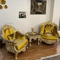 مبل خرچنگی/استیل/منبت چوب راش|مبلمان خانگی و میز عسلی|تهران, یافت آباد جنوبی|دیوار