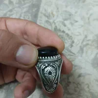 انگشتر نقره با سنگ شفت العبد|جواهرات|اردبیل, |دیوار