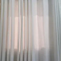 دوعدد پرده حریر با زیر پرده