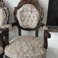 مبل سلطنتی مدل فردی چوب راش