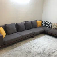 مبل ال راحتی چوب راش|مبلمان خانگی و میز عسلی|تهران, شهرک دریا|دیوار