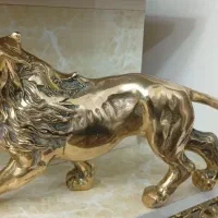 مجسمه شیر برنز