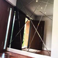 آینه دکوراتیو و آینه بک لایت آینه دفرمه|آینه|اصفهان, رهنان|دیوار