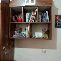 سرویس خواب دوطبقه کودک ونوجوان کمدو میز و کتابخانه|تخت و سرویس خواب|پردیس, فاز ۱|دیوار