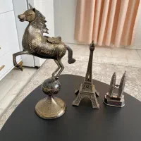 اسب برنزی برنجی و برج دبی و ایفل|کلکسیون اشیاء عتیقه|پردیس, فاز ۵|دیوار