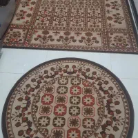 گلیم فرش گل برحسته