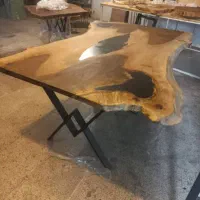 چوب‌روس‌چوب‌طبیعی‌گردو‌چوب‌فندوق‌‌چوب‌مدل‌سوخته|میز و صندلی غذاخوری|تهران, شهرک صادقیه|دیوار