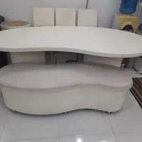 سرویس مبلمان ومیز ناهار خوری وبوفه ومیز جلو مبلی