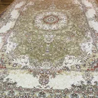 فرش ۹ متری کرم گردویی تک نو