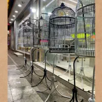 قفس گرد پایه دار شیک، ×  محکم و باکیفیت