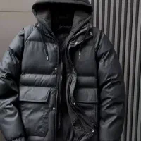 کاپشن مردانه خارجی پفکی سیلیکونی لارج