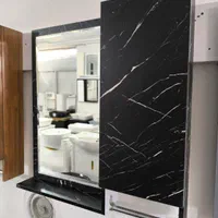 روشویی کابینتی مشکی رگه دار سنگ طبیعی|لوازم سرویس بهداشتی|مشهد, نوید|دیوار