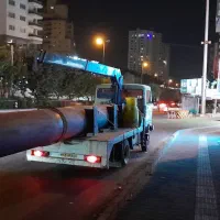 جرثقیل کفی ۳ تن جابه جایی دستگاه و بالابری