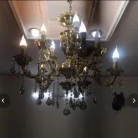 لوستر برنجی ۱۰ شاخه