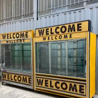 یخچال ایستاده ۲متری‌دوطرف‌نما‌ ویترینی