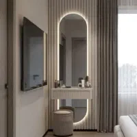 آینه قدی و میز آرایش|مبلمان خانگی و میز عسلی|کازرون, |دیوار