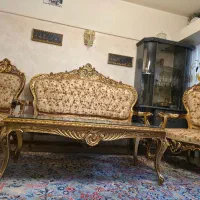 ست مبلمان کلاسیک چوب گردو