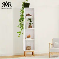 قفسه کتاب و دکوری B06 ام دی اف و چوبی