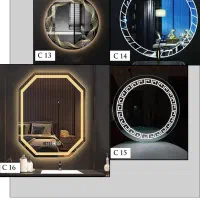 آینه دکوراتیو و بک‌لایت سفارشی مستقیم از تولیدی|آینه|ارومیه, |دیوار