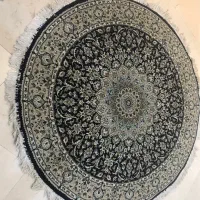 فرش ماشینی کاشان گرد ۱/۲۰& ۱/۲۰