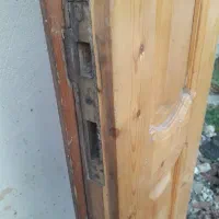 درب ورودی کاملا چوبی نراد