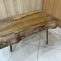 میز جلو مبلی چوب گردو