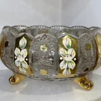 سه پایه آجیل خوری آلیش طلاکوب