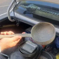 ظروف مسی قاجار|کلکسیون اشیاء عتیقه|پیشوا, |دیوار