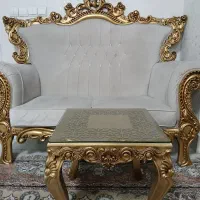 یک دست مبل سلطنتی راحتی ۷نفره|مبلمان خانگی و میز عسلی|تهران, سازمان آب|دیوار