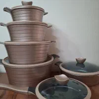 سرویس قابلمه گرانیتی جیفینی نو مناسب جهیزیه|ظروف پخت‌وپز|تهران, جوادیه|دیوار
