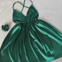 پیراهن رویا سبز یشم زیبا