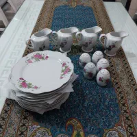 پیش دستی گل سرخی