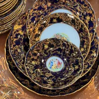 سرویس چینی ۱۲ نفره غذاخوری و چای خوری ژاپن