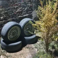 رینگ خرچنگی و لاستیک 50درصد دور 16|قطعات یدکی و لوازم جانبی|خاش, |دیوار