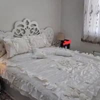 رو تختی دونفره اصل ترک جنس ساتن و حریر|سرویس روتختی|تهران, نیروی هوایی (پیروزی)|دیوار