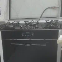 گاز ۵ شعله شیشه ای ایستاده