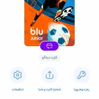 کارت بلو گم شده