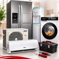 تعمیرانواع یخچال فریزر و اسپیلت تضمینی سیار