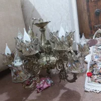 لوستر ۶ شاخه طرح فرشته برنز. درحد