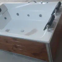 وان جکوزی دونفره۱۸۰×۱۲۰ فول اپشن زوار استیل۳۰۴|لوازم حمام|قم, چهل درخت‎|دیوار