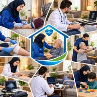 خدمات درمانی درمنزل تزریقات سونوگرافی اکو طب سوزنی