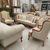 کویین و فرانسوی چوب راش مدل سارینا کد ۳