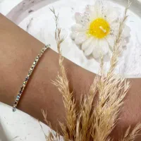 دستبند کشی نقره ای رنگ فوق العاده شیک|زیورآلات و اکسسوری|شیراز, تندگویان|دیوار