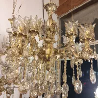 تولید و پخش لوسترای برنزی ب قیمت تولیدی نقدو اقساط|لوستر و چراغ آویز|اردبیل, |دیوار