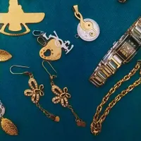 گردنبند و گوشواره و پلاک ست استیل|بدلیجات|لاهیجان, امیرشهید|دیوار