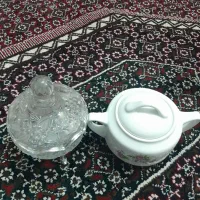 قندان سالم و نو از هر دو ۴تا یه دونش ۵هزار تومن