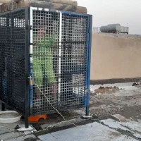 فروش قفس آهنی بزرگ،دست ساز.سفارشی.|لوازم جانبی حیوانات|شاهین‌شهر, شهرک پردیس|دیوار