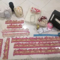 تریکو،نوار خرجکار،تور فرشینه،قاب ایفون، روبان