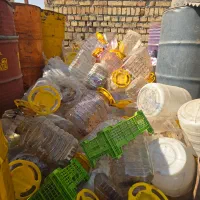 فروش پت پلاستیکی درب دار|ظروف نگهدارنده، پلاستیکی، یک‌بارمصرف|پیشوا, |دیوار